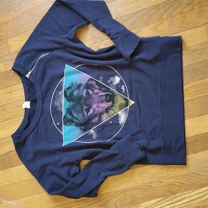 Love Tree Rainbow Wolf Sweater